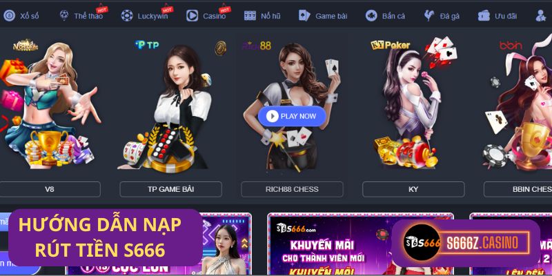 Nạp Rút Tiền S666: Hướng Dẫn Chi Tiết
