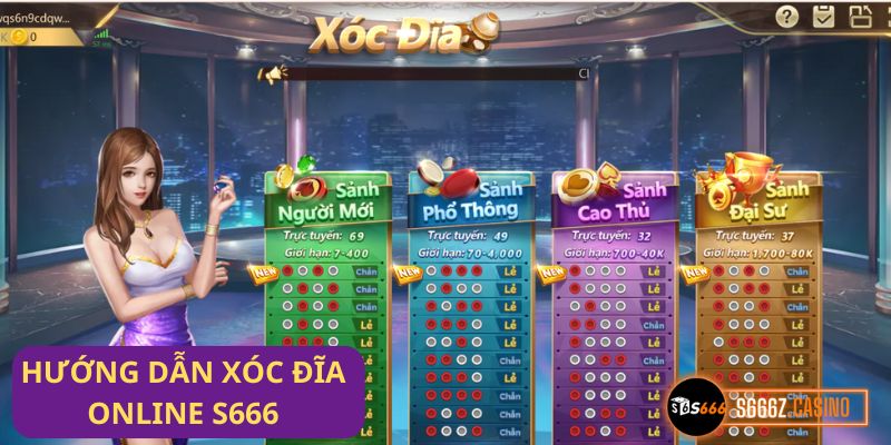 Hướng dẫn chơi Xóc Đĩa online s666 đơn giản