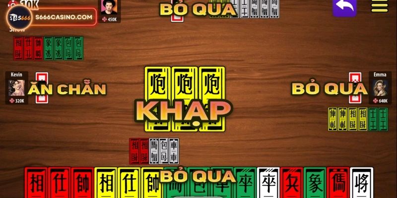 Cách kết hợp bài trong Tứ Sắc